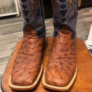 Tony Lama Genuine Ostrich Size 10.5 D